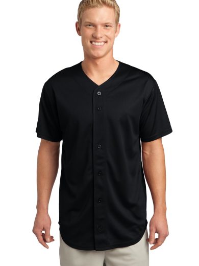Sport-Tek® PosiCharge® Tough Mesh Full-Button Jersey.