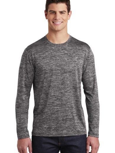 Sport-Tek ® PosiCharge ® Long Sleeve Electric Heather Tee.