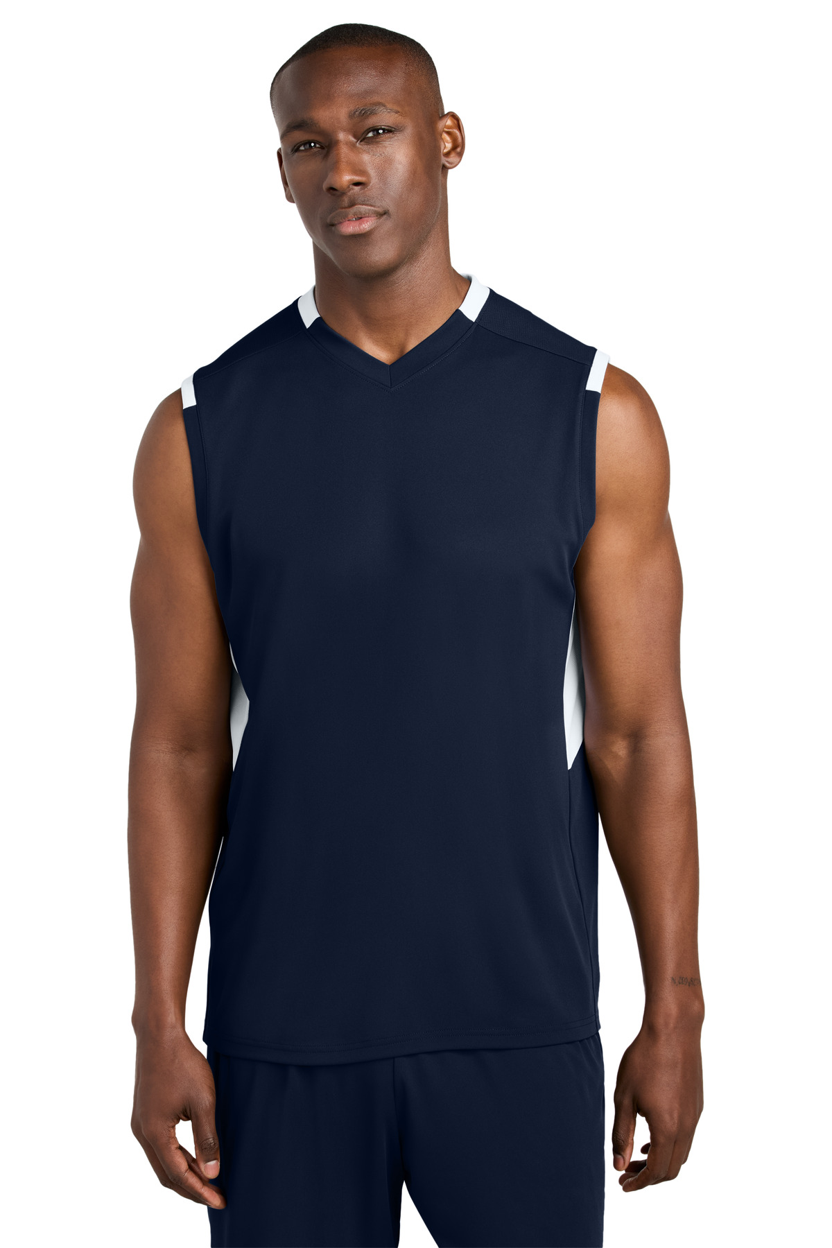 Sport-Tek® Club Sleeveless V-Neck - Image 3