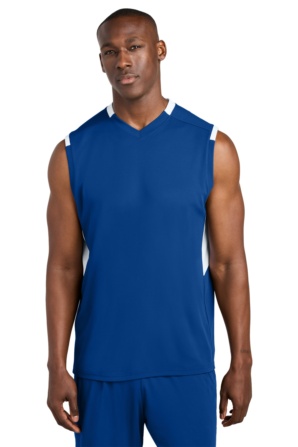 Sport-Tek® Club Sleeveless V-Neck - Image 4