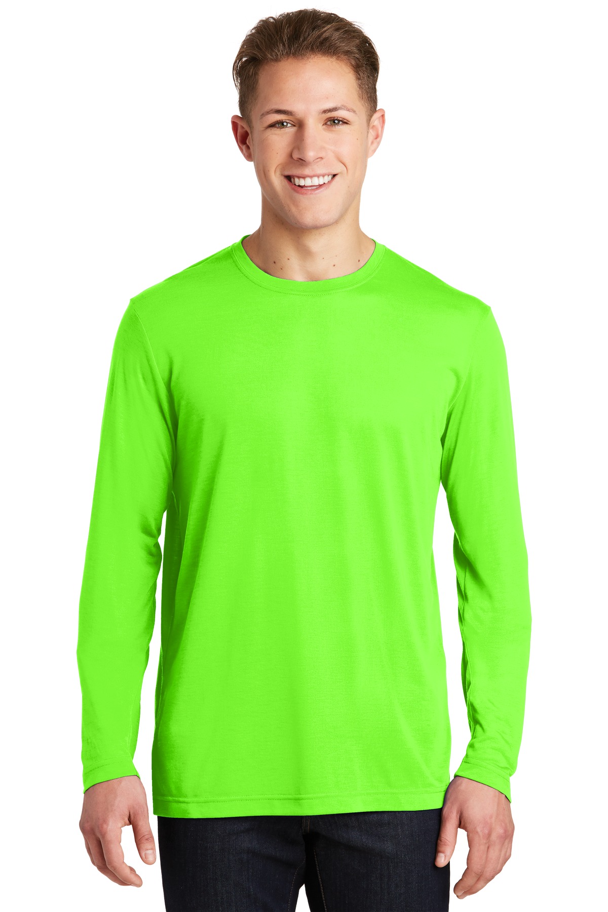 Sport-Tek® Long Sleeve PosiCharge® Competitor™ Cotton Touch™ Tee. - Image 5
