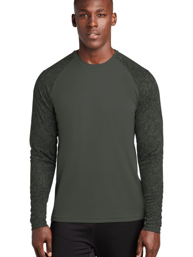 Sport-Tek ® Long Sleeve Digi Camo Tee.