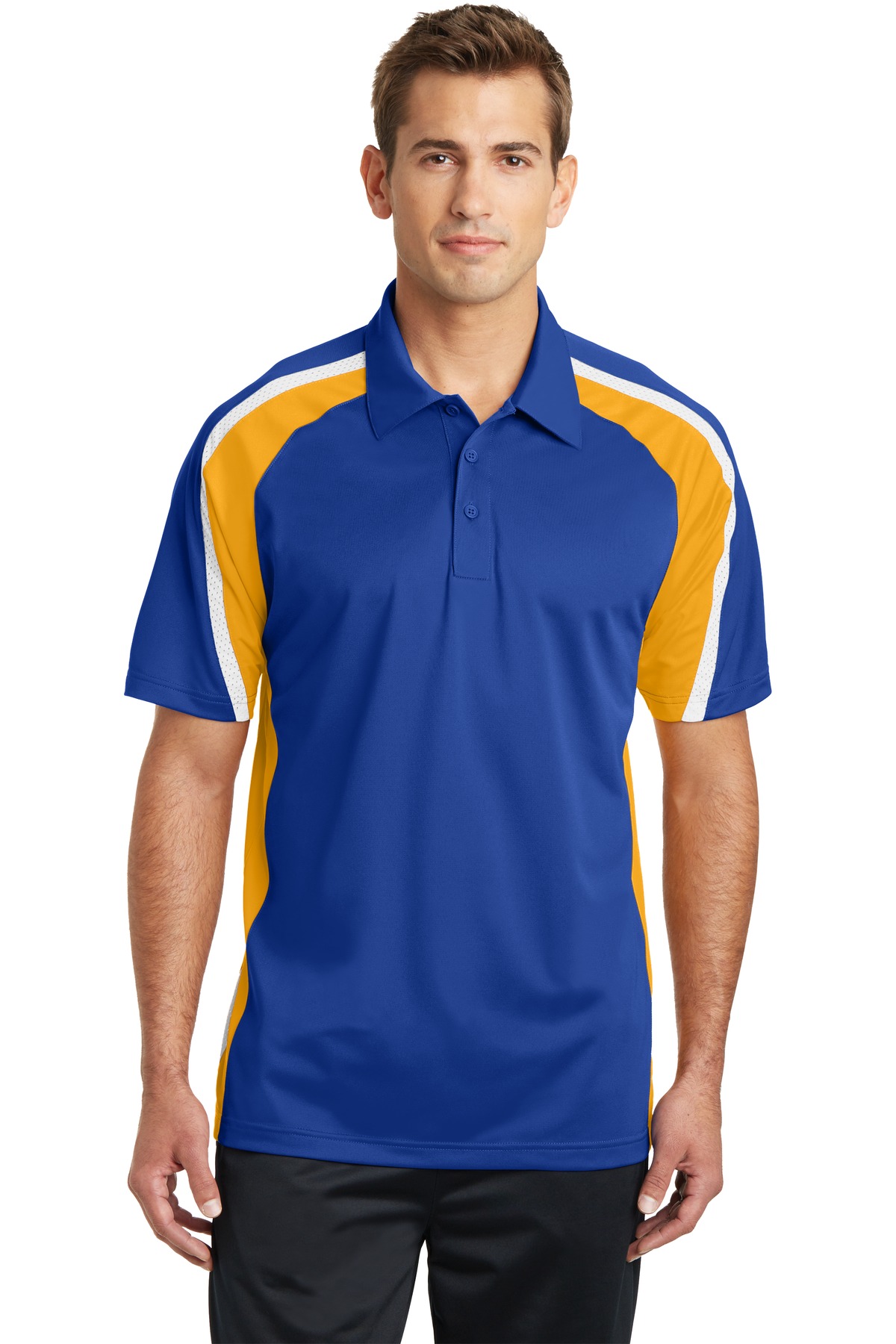 Sport-Tek® Tricolor Micropique Sport-Wick® Polo. - Image 4