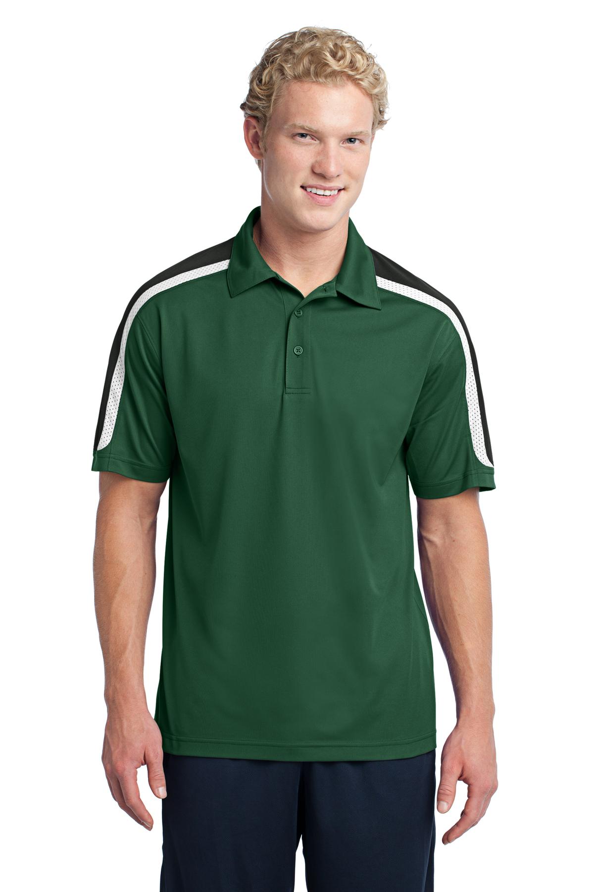 Sport-Tek® Tricolor Shoulder Micropique Sport-Wick® Polo. - Image 4