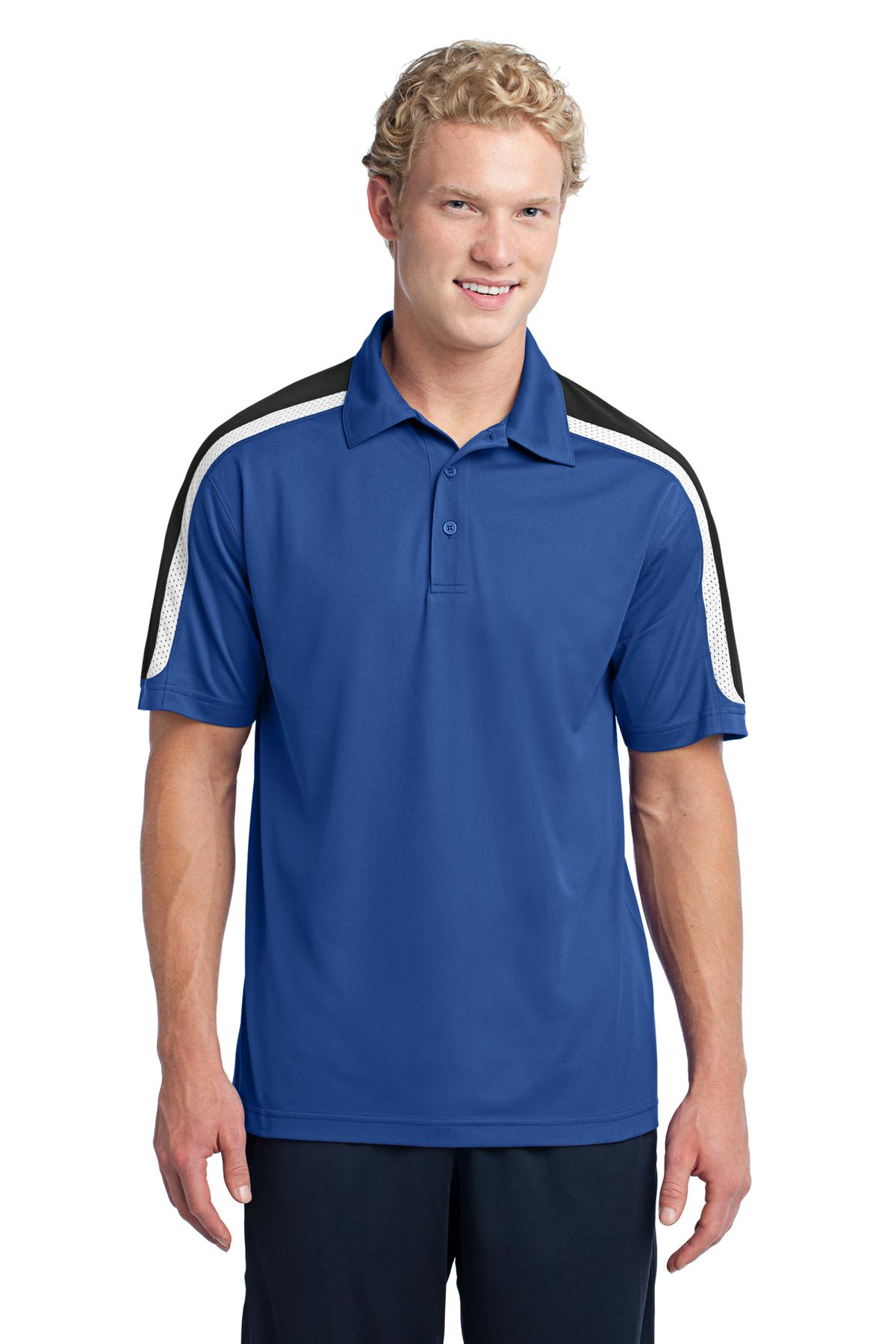 Sport-Tek® Tricolor Shoulder Micropique Sport-Wick® Polo. - Image 3