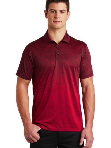 Sport-Tek ® Ombre Heather Polo.