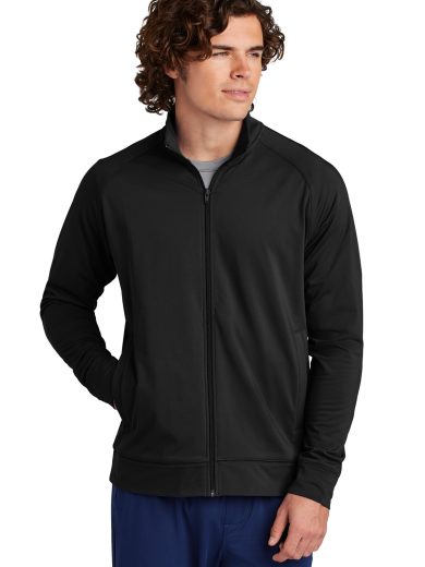 Sport-Tek® Sport-Wick® Stretch Full-Zip Cadet Jacket