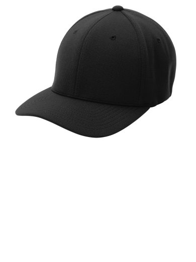 Sport-Tek® Flexfit® Cool & Dry Poly Block Mesh Cap.