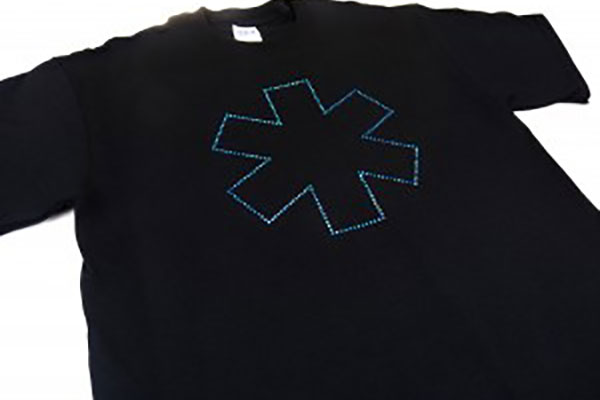 Maltese Cross and Star Of Life Rhinestone T-Shirts