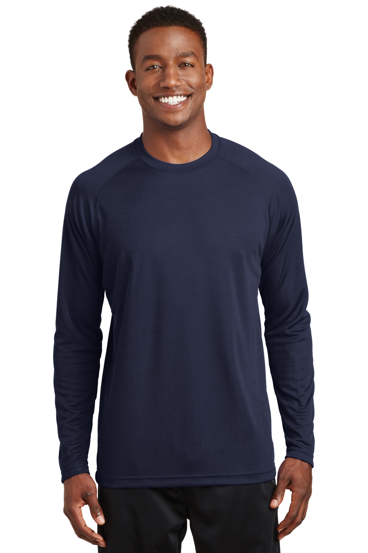 Sport-Tek® Dry Zone® Long Sleeve Raglan T-Shirt. - Image 3