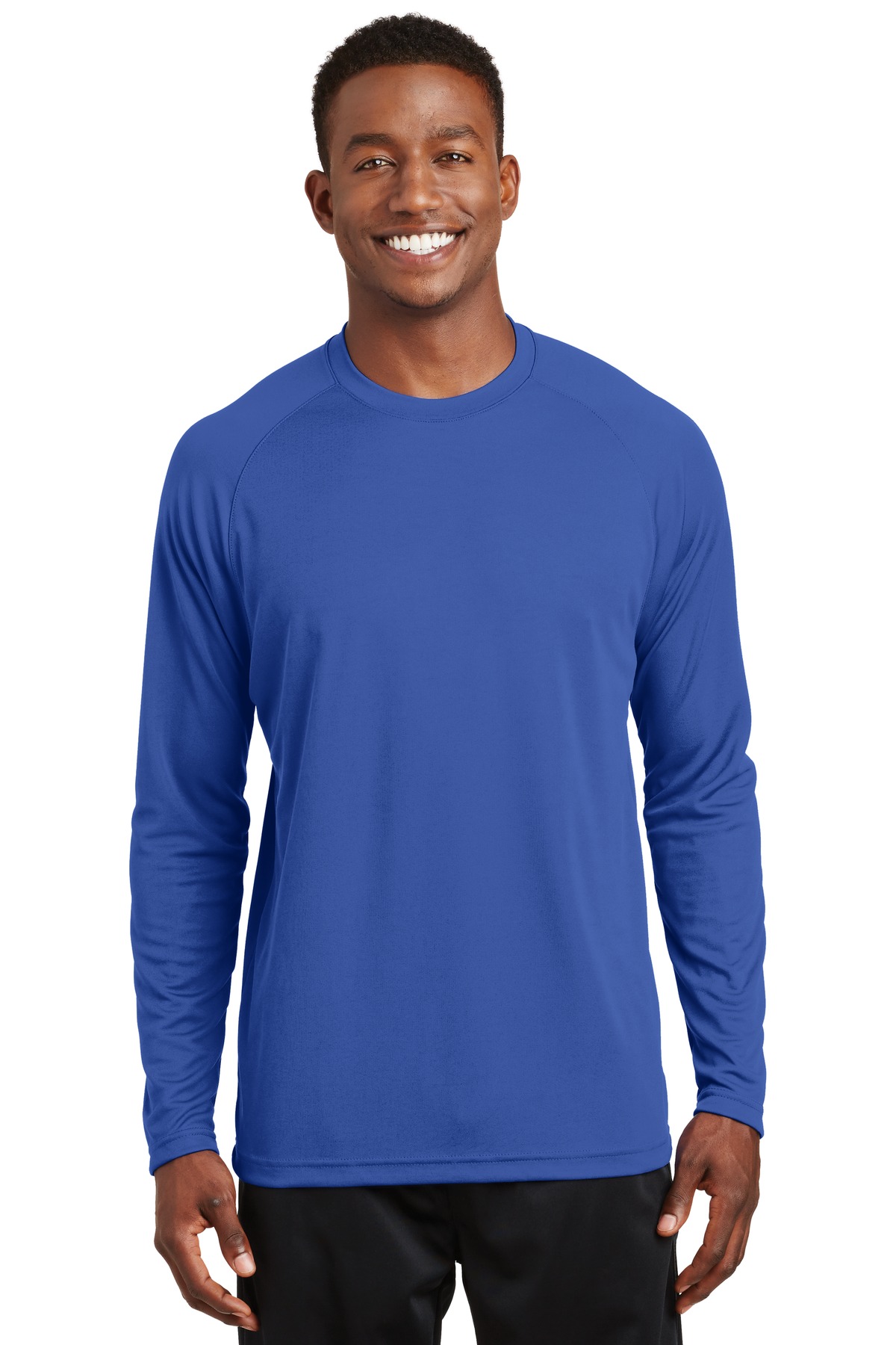 Sport-Tek® Dry Zone® Long Sleeve Raglan T-Shirt. - Image 4