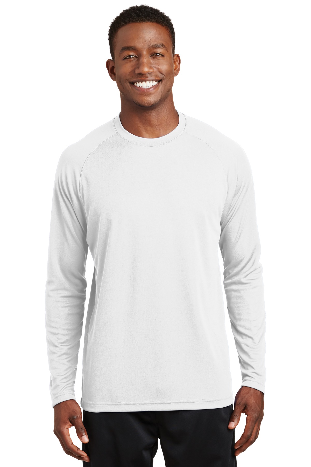Sport-Tek® Dry Zone® Long Sleeve Raglan T-Shirt. - Image 2