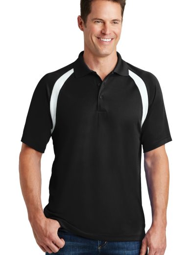 Sport-Tek® Dry Zone® Colorblock Raglan Polo.