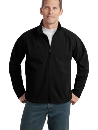 Port Authority® Tall Textured Soft Shell Jacket.