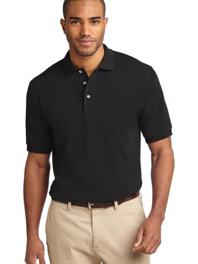 Port Authority® Tall Heavyweight Cotton Pique Polo.