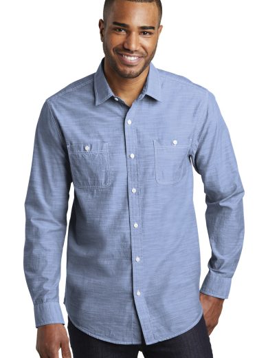 Port Authority® Slub Chambray Shirt.