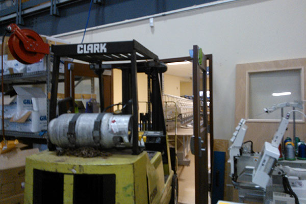New Embroidery Machine arrives at AMBRO Manufacturing!
