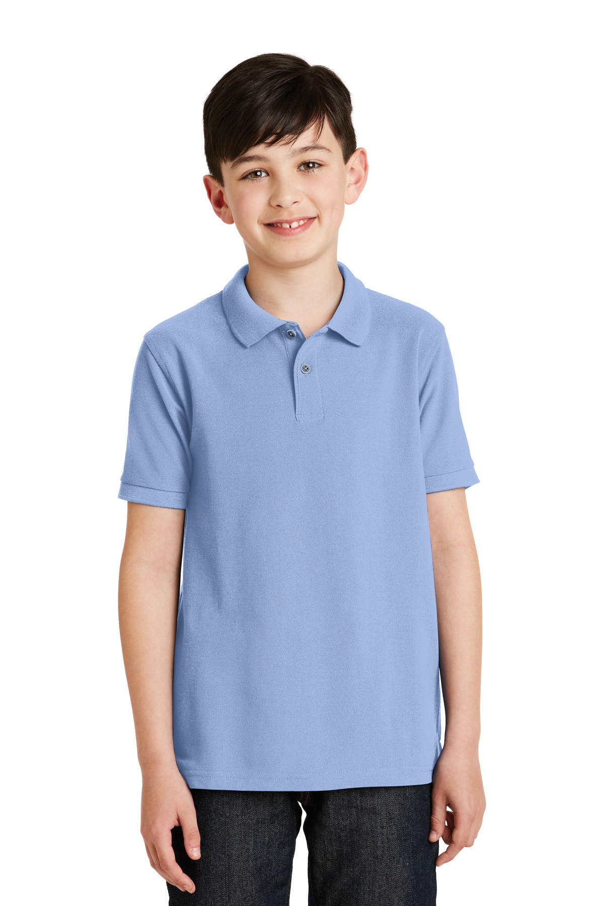 Port Authority® Youth Silk Touch™ Polo. - Image 6