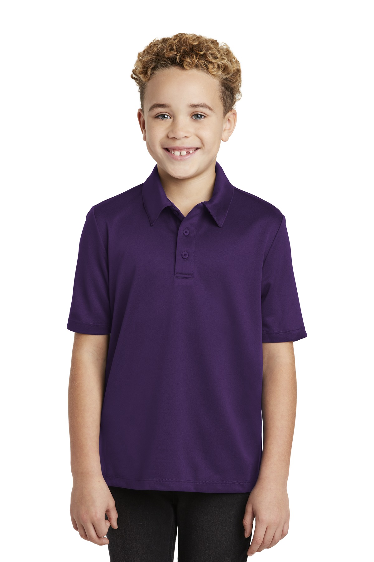 Port Authority® Youth Silk Touch™ Performance Polo. - Image 7