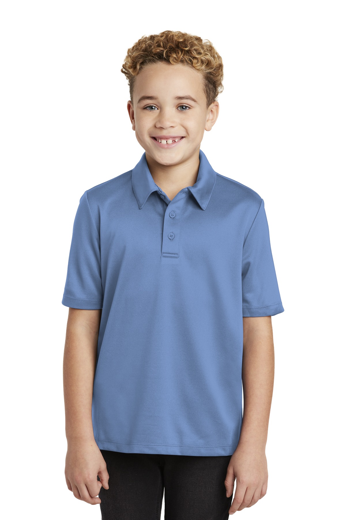 Port Authority® Youth Silk Touch™ Performance Polo. - Image 6