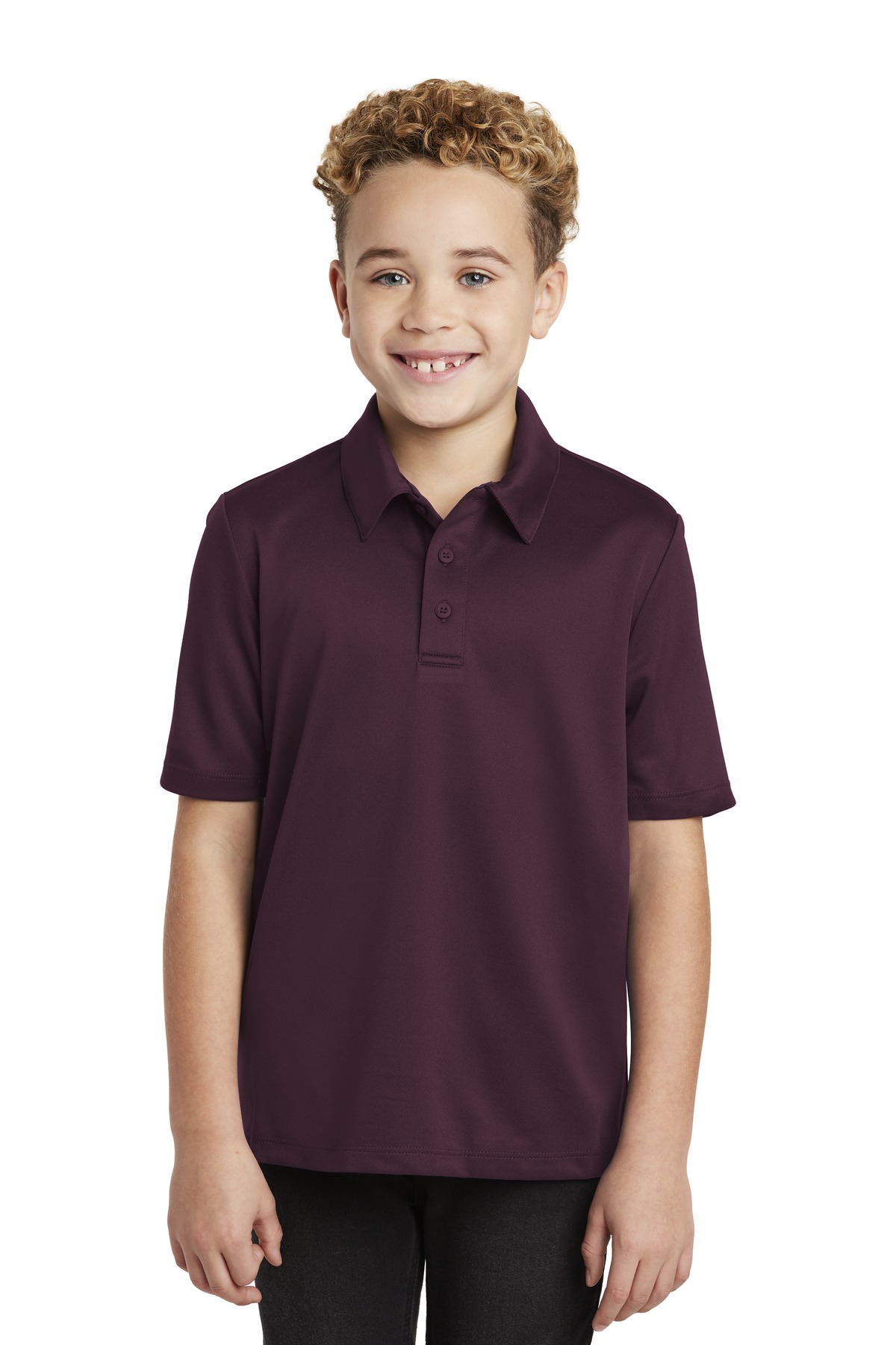 Port Authority® Youth Silk Touch™ Performance Polo. - Image 5