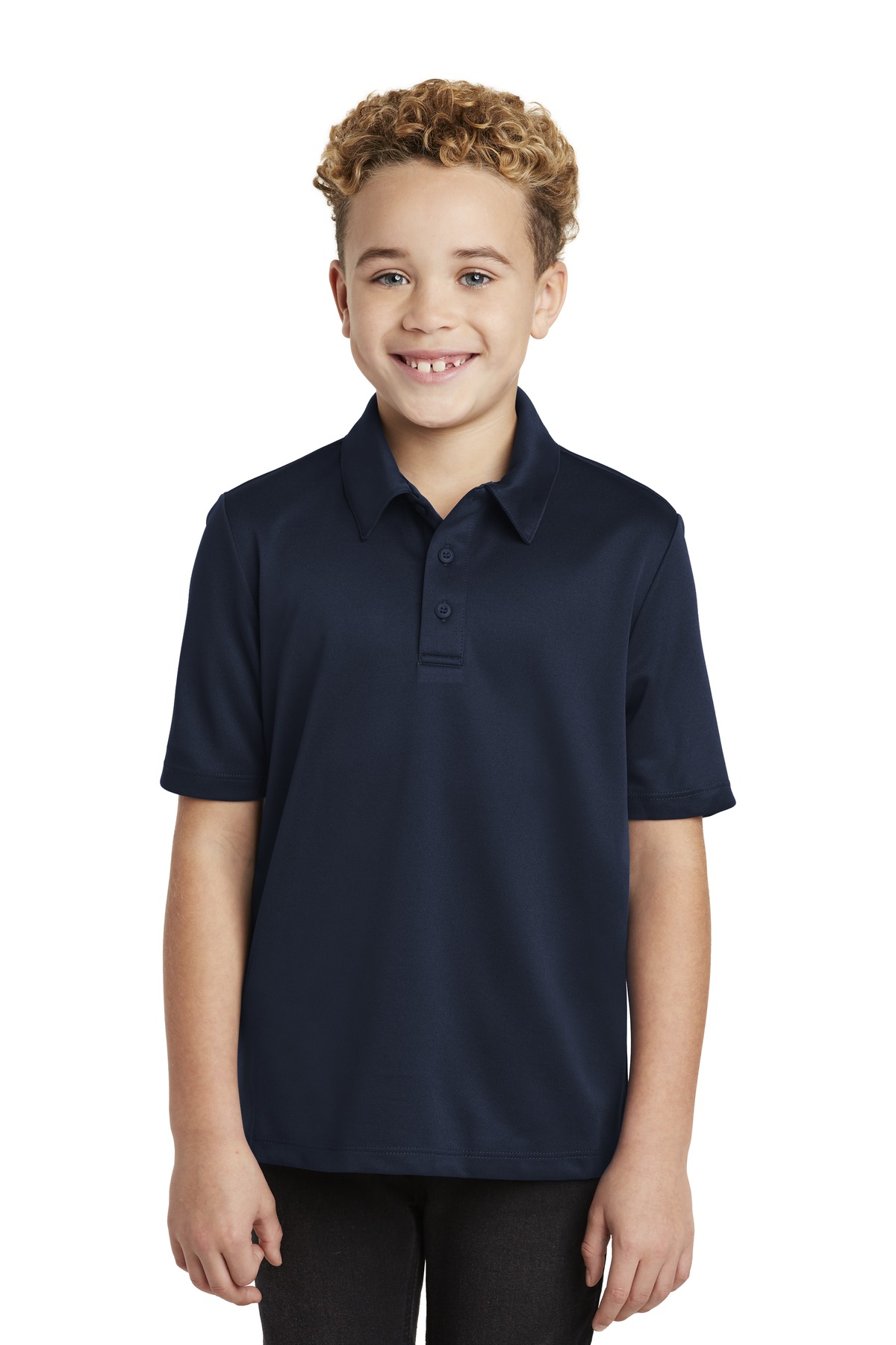 Port Authority® Youth Silk Touch™ Performance Polo. - Image 3