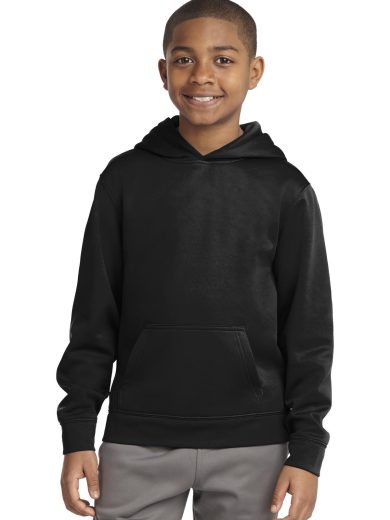 Sport-Tek® Youth Sport-Wick® Fleece Hooded Pullover.