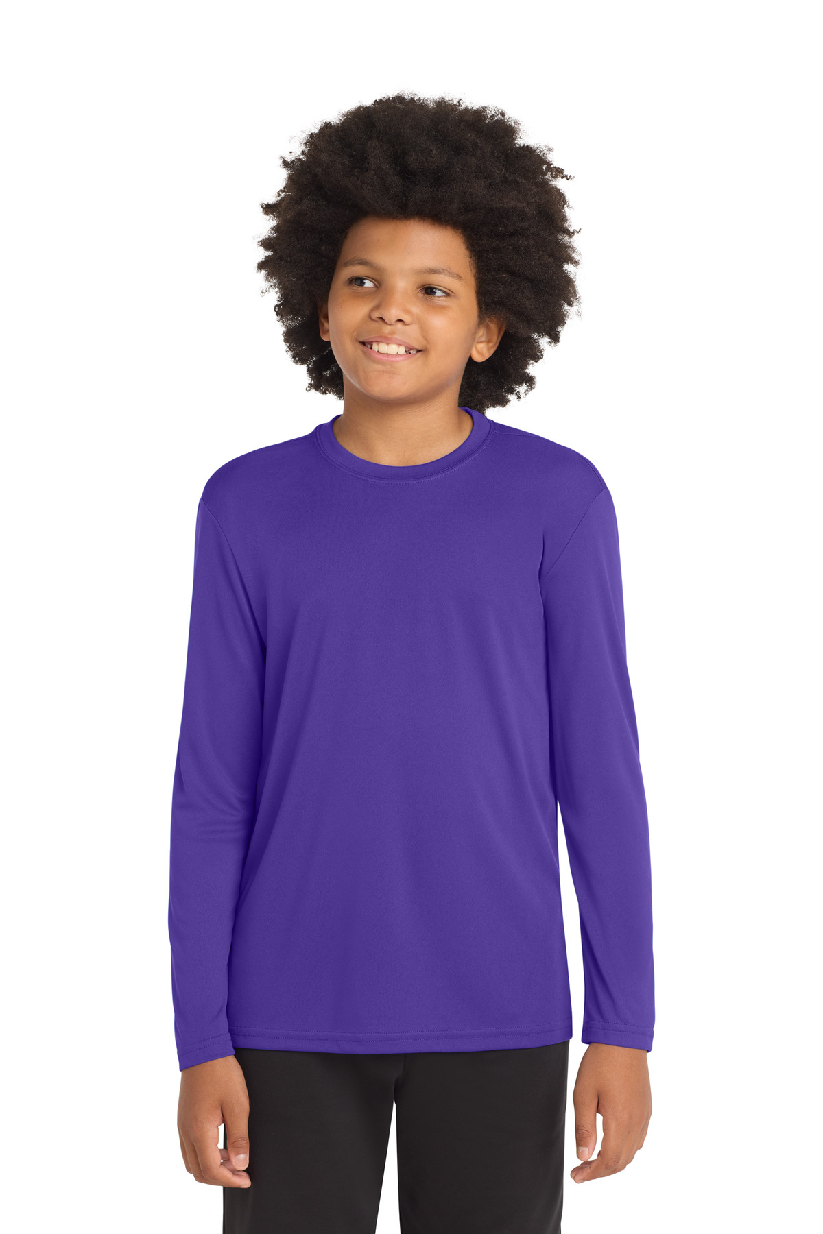 Sport-Tek® Youth Long Sleeve PosiCharge® Competitor™ Tee. - Image 12