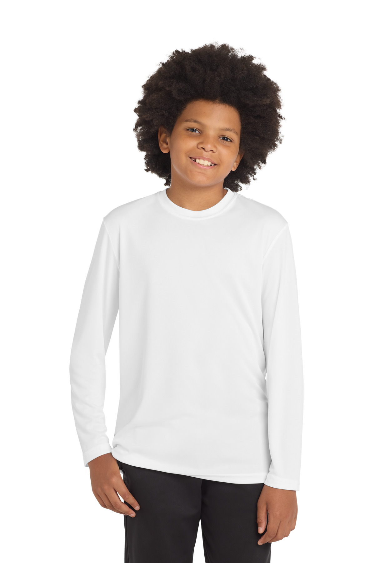 Sport-Tek® Youth Long Sleeve PosiCharge® Competitor™ Tee. - Image 2