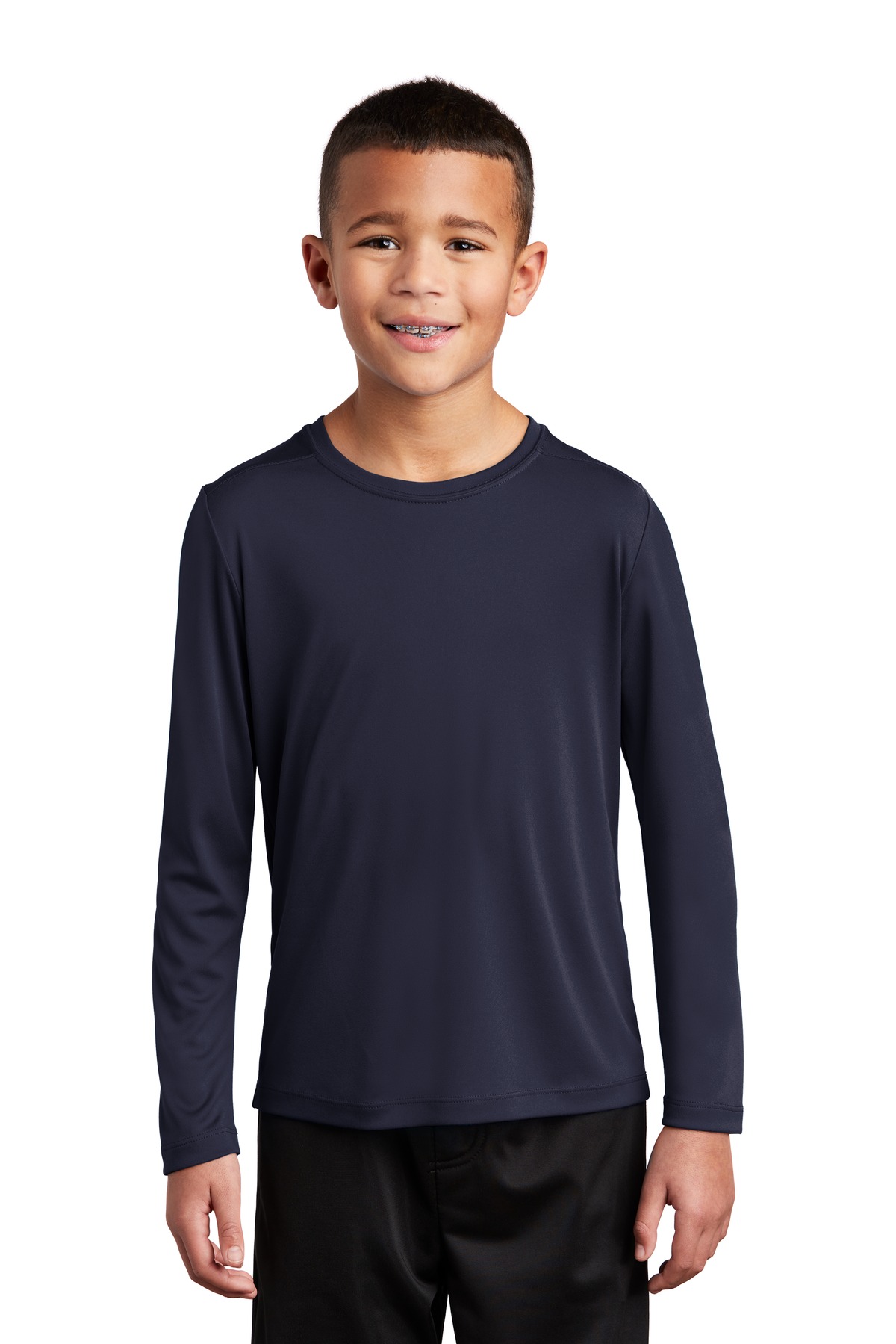 Sport-Tek ® Youth Posi-UV® Pro Long Sleeve Tee. - Image 3
