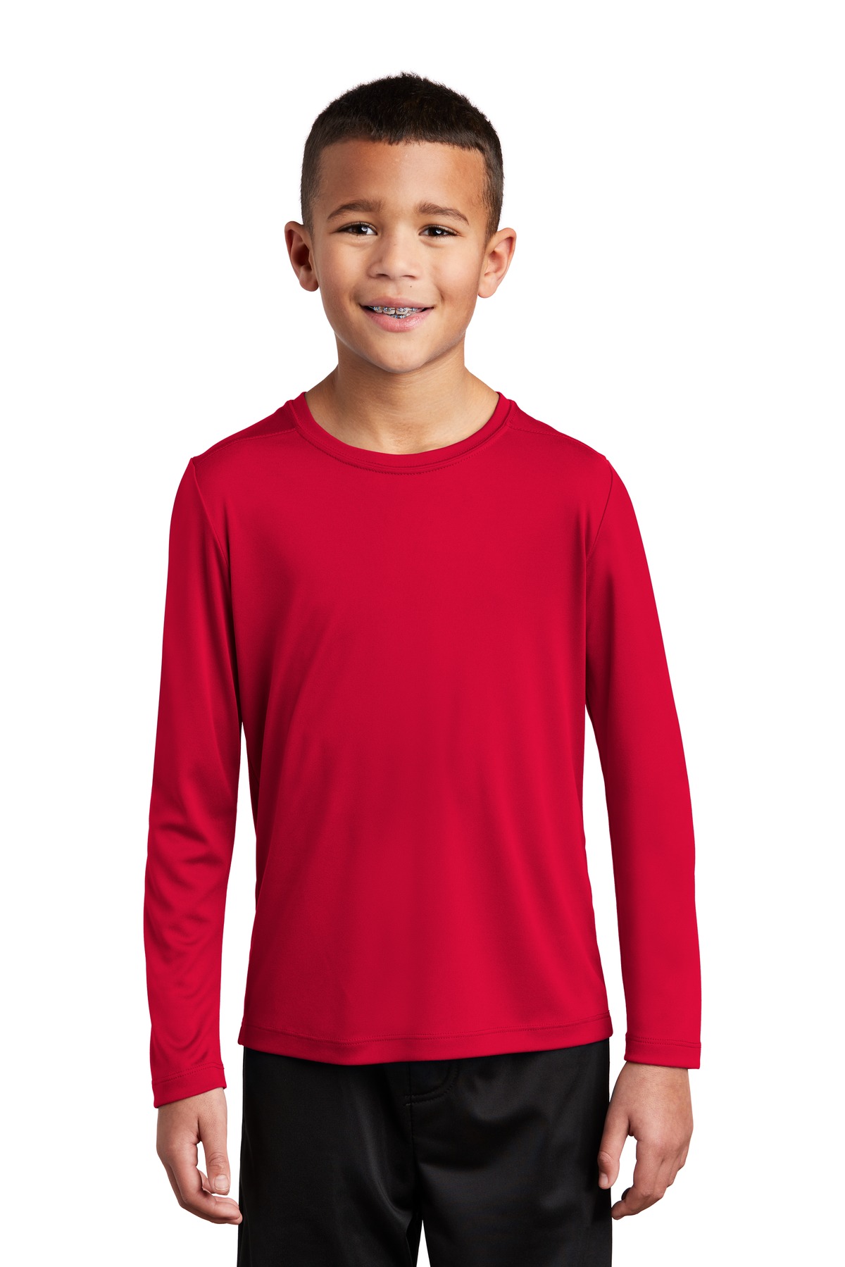 Sport-Tek ® Youth Posi-UV® Pro Long Sleeve Tee. - Image 4