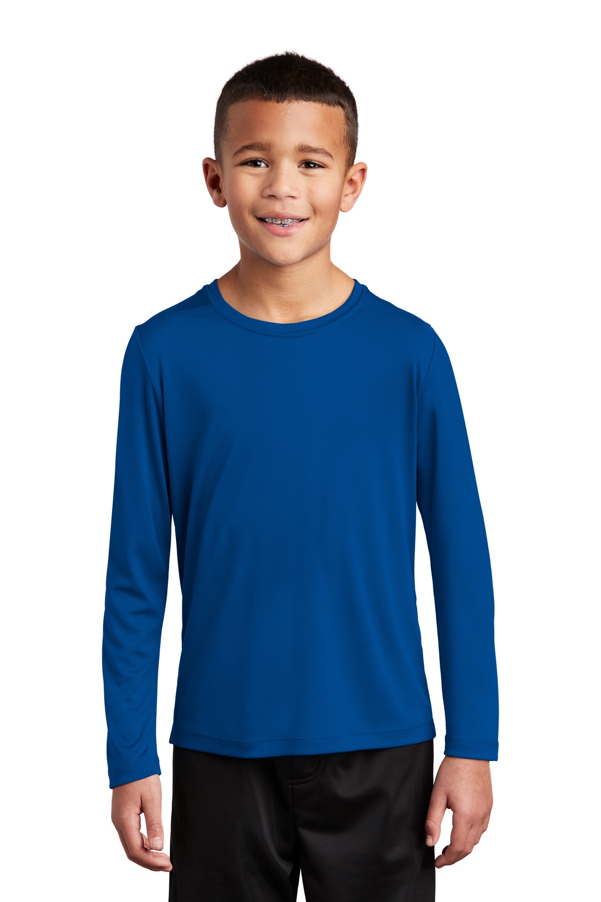 Sport-Tek ® Youth Posi-UV® Pro Long Sleeve Tee. - Image 5