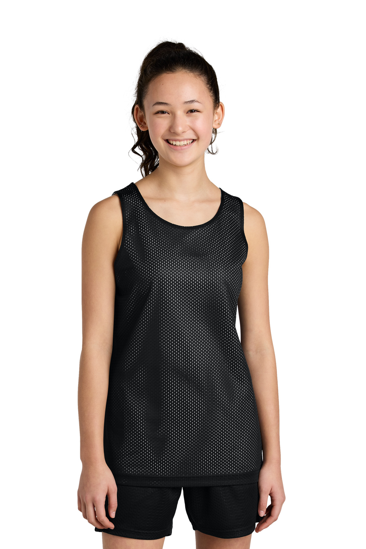 Sport-Tek® Youth PosiCharge® Reversible Mesh Tank - Image 2