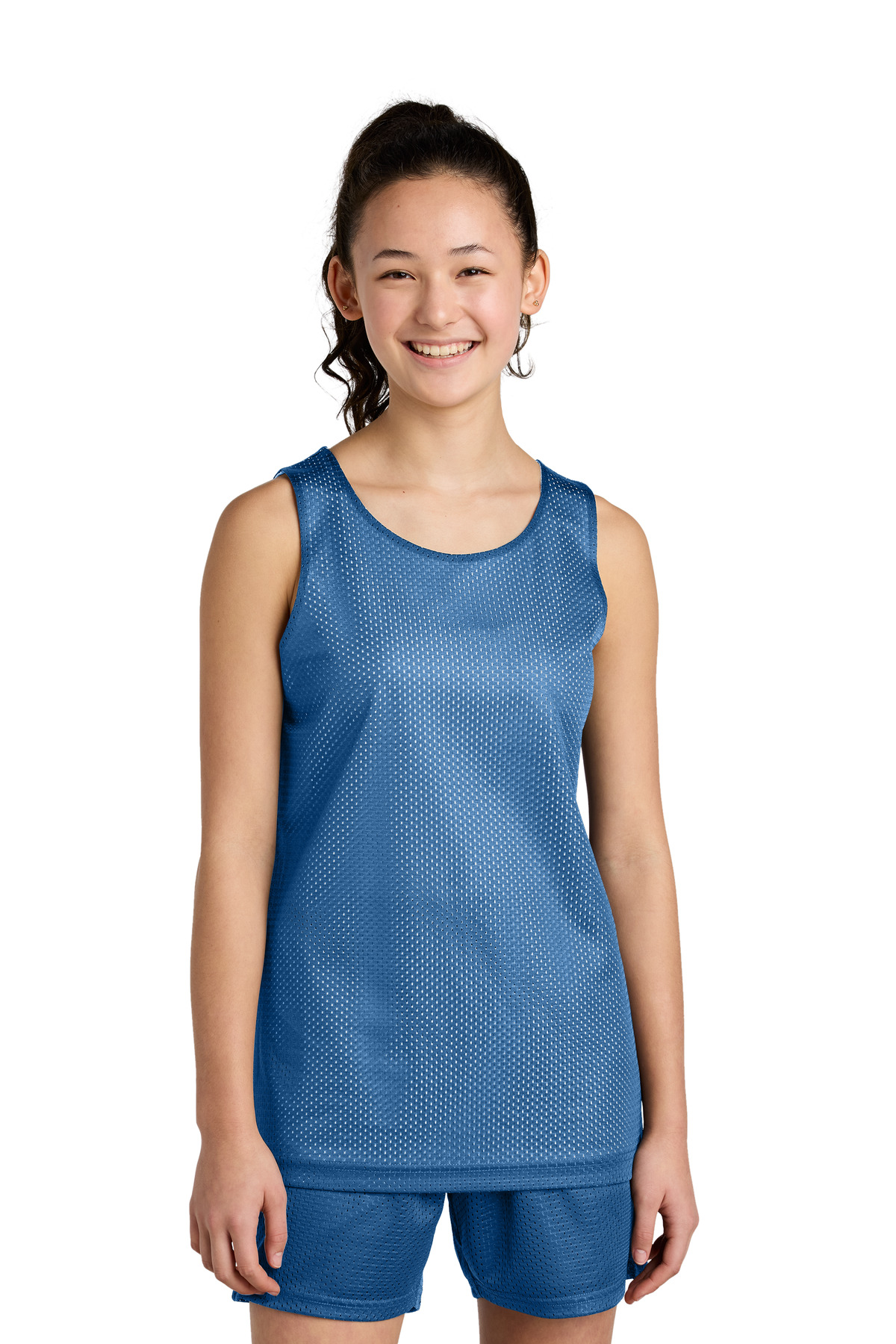 Sport-Tek® Youth PosiCharge® Reversible Mesh Tank - Image 8