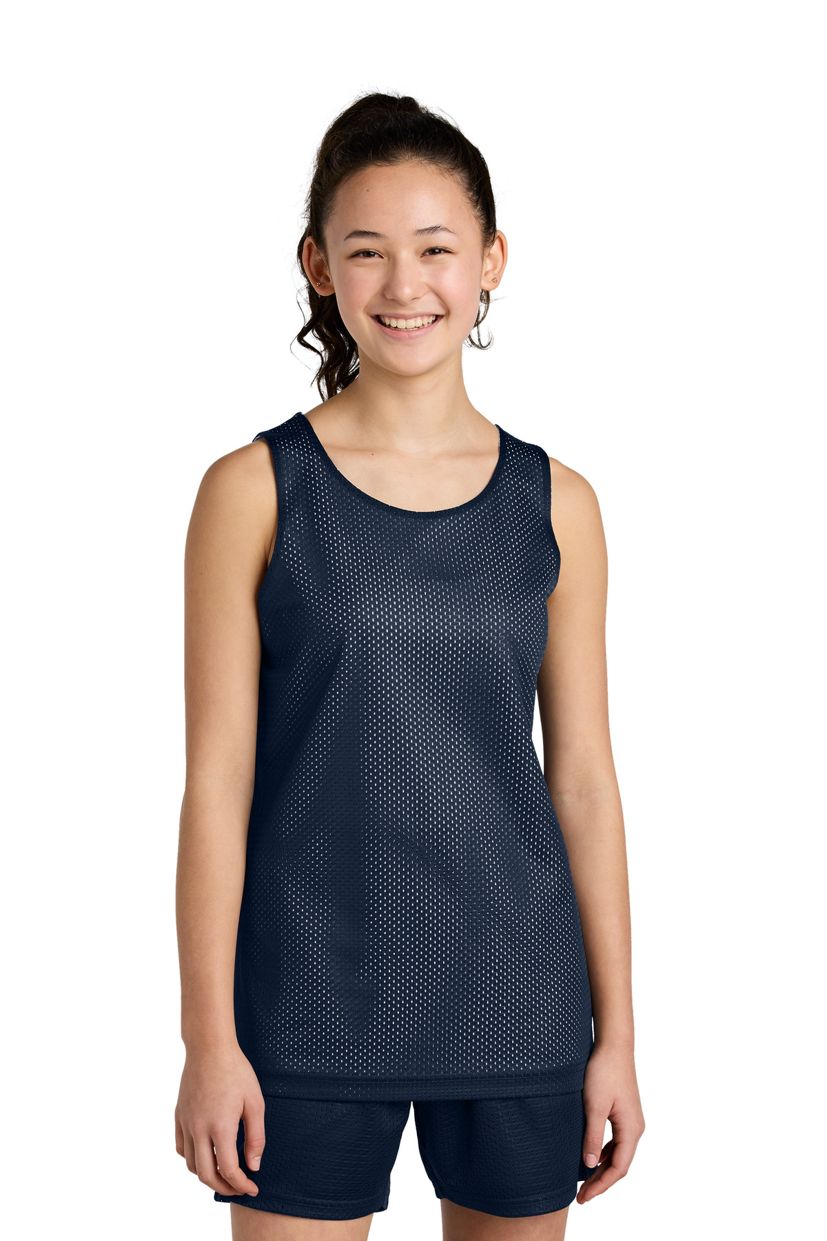 Sport-Tek® Youth PosiCharge® Reversible Mesh Tank - Image 3