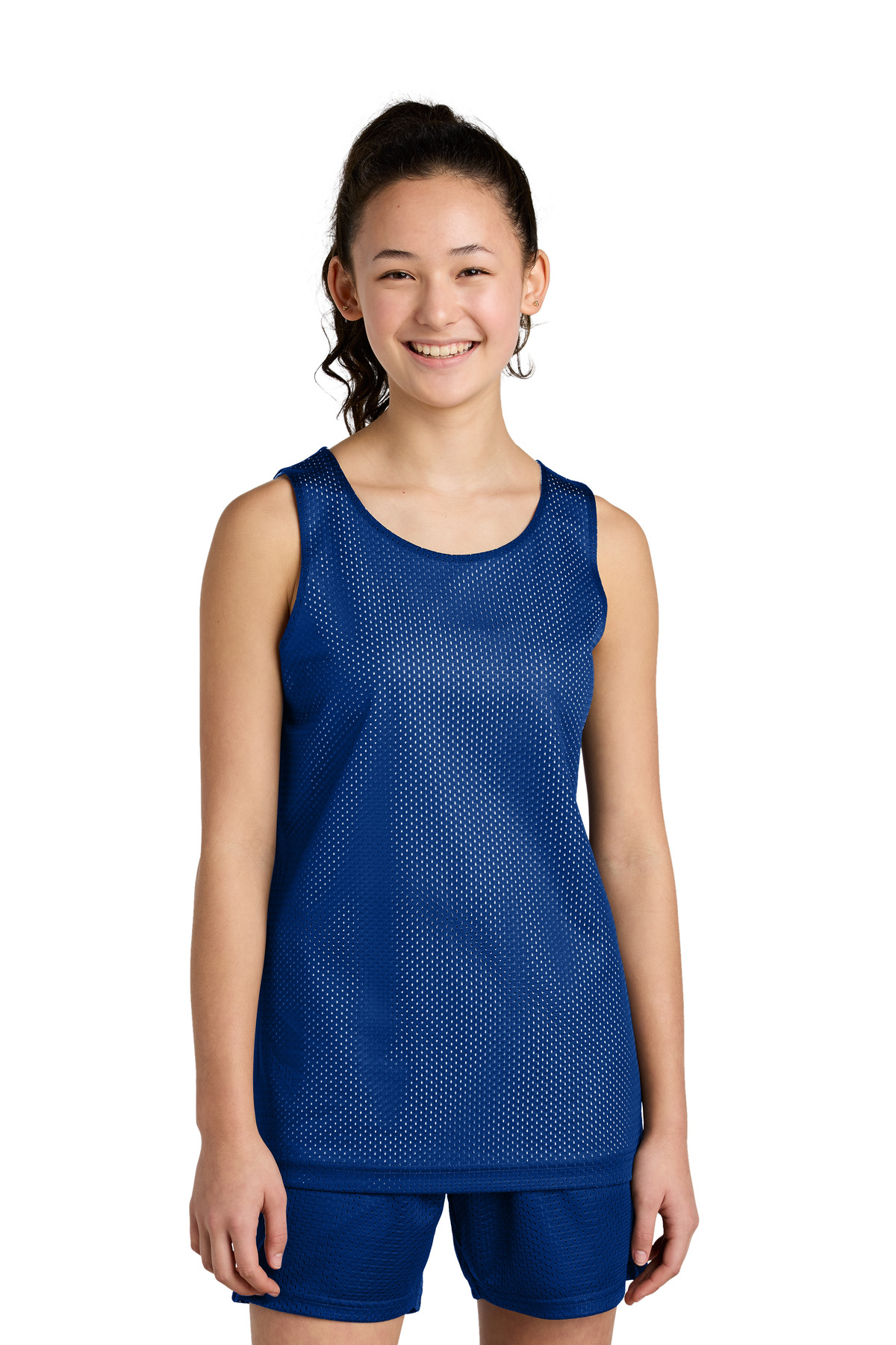 Sport-Tek® Youth PosiCharge® Reversible Mesh Tank - Image 5