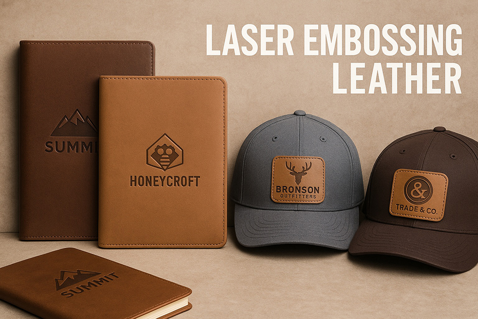 Laser Embossing Leather for Bulk Gifts : Luxury Embossing and Debossing