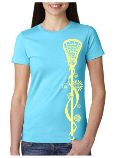 Lacrosse T Shirt | Vertical