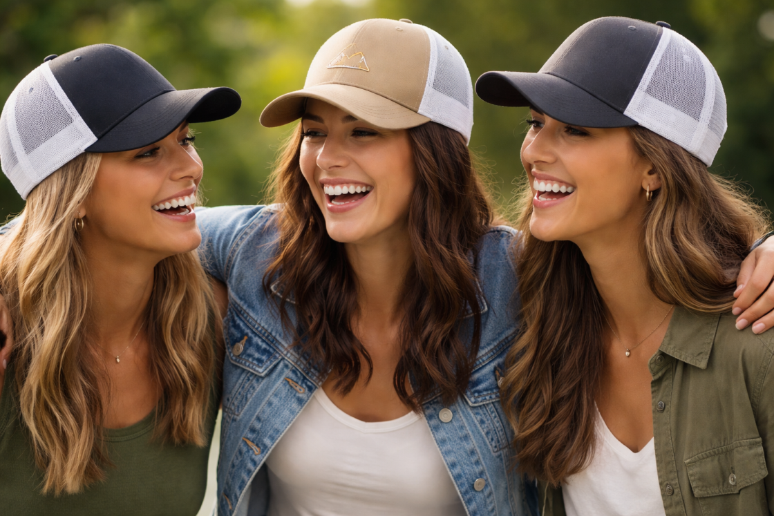 Female Trucker Hat (Buyer Guide for Better-Fitting Company Merch)
