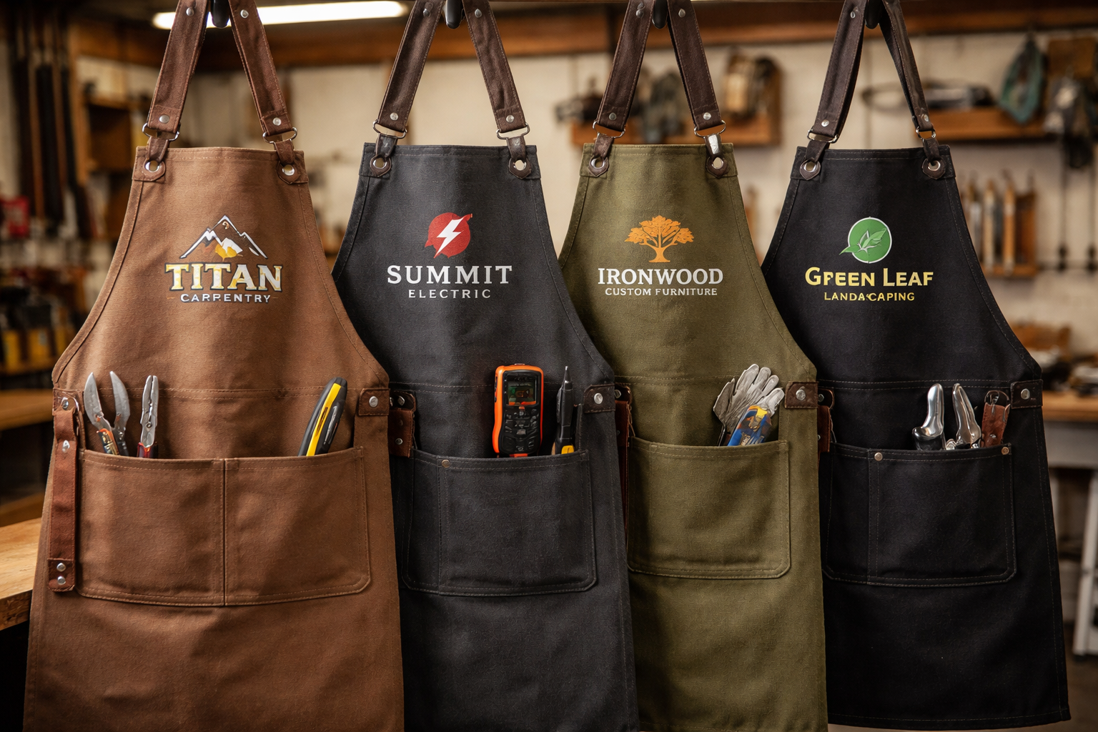 Custom Work Aprons: How Buyers Choose Aprons Built for Real Work
