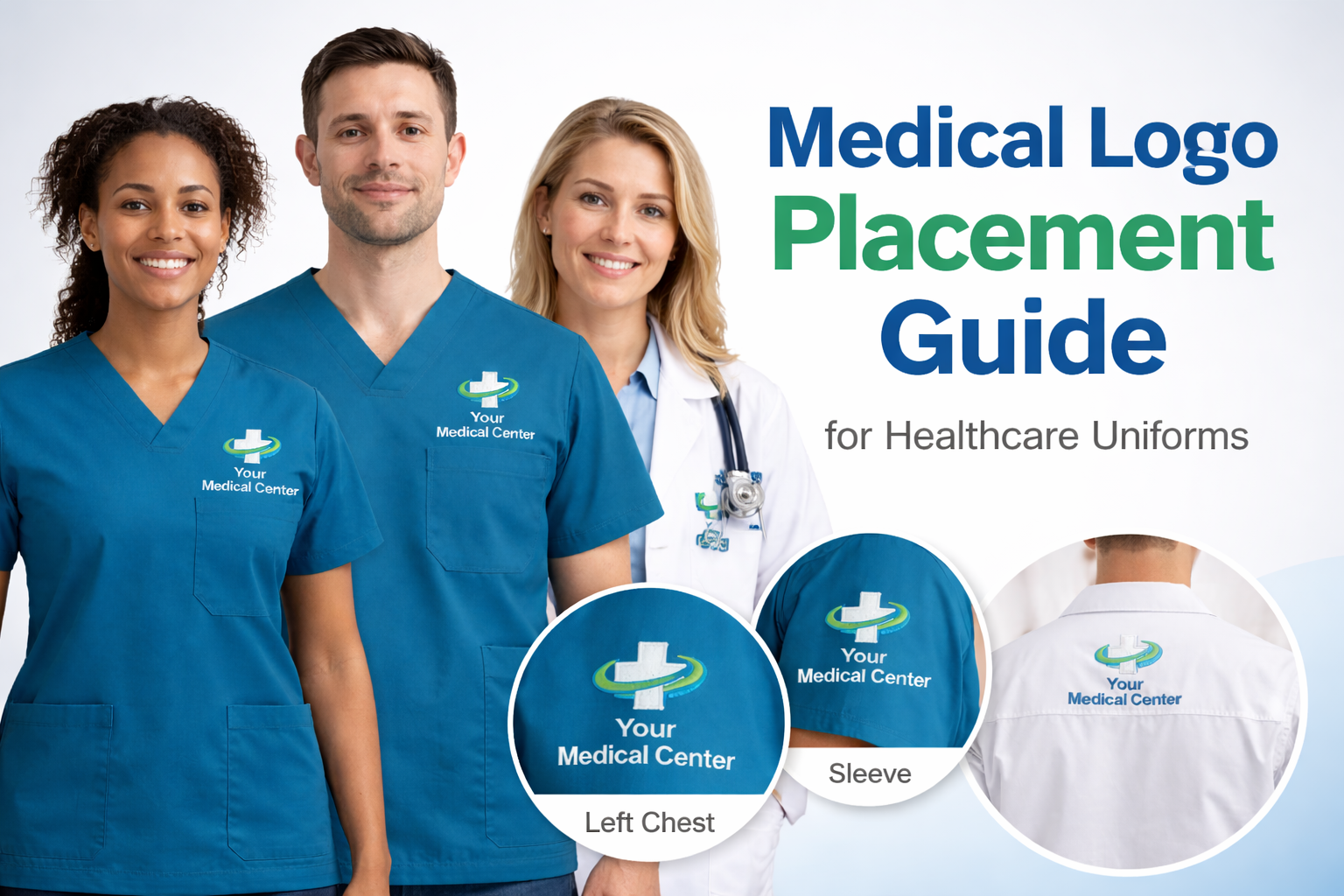 Medical Logo Placement and Branding Guide for Healthcare Uniforms