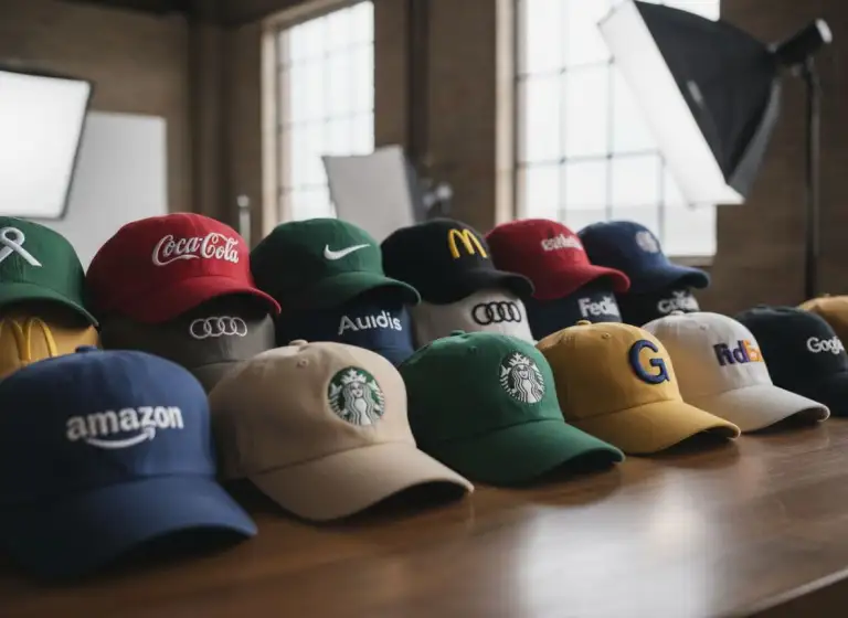 Company Logo Embroidery on Baseball Hats