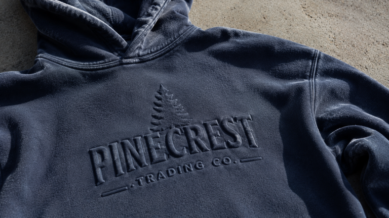 Embossed Hoodie