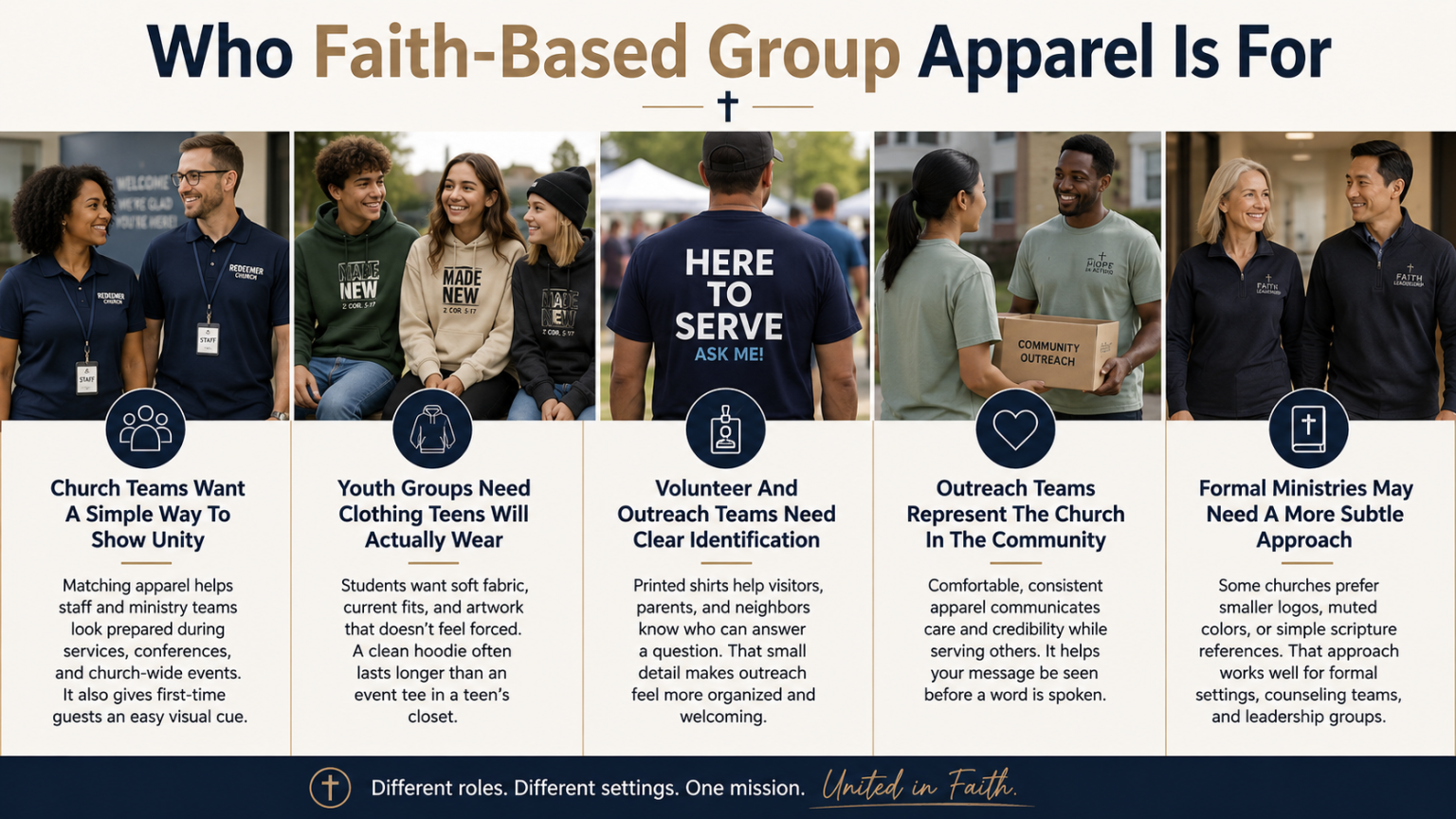 Faith-Based Group Apparel That Builds Unity Beyond Sunday