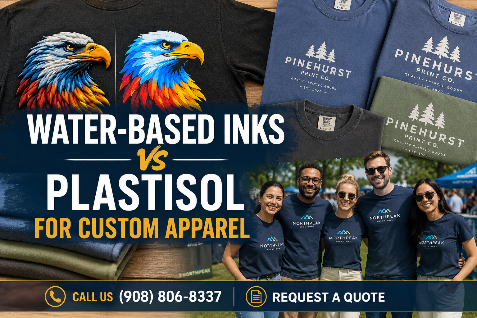 Water-Based Inks Vs Plastisol For Custom Apparel