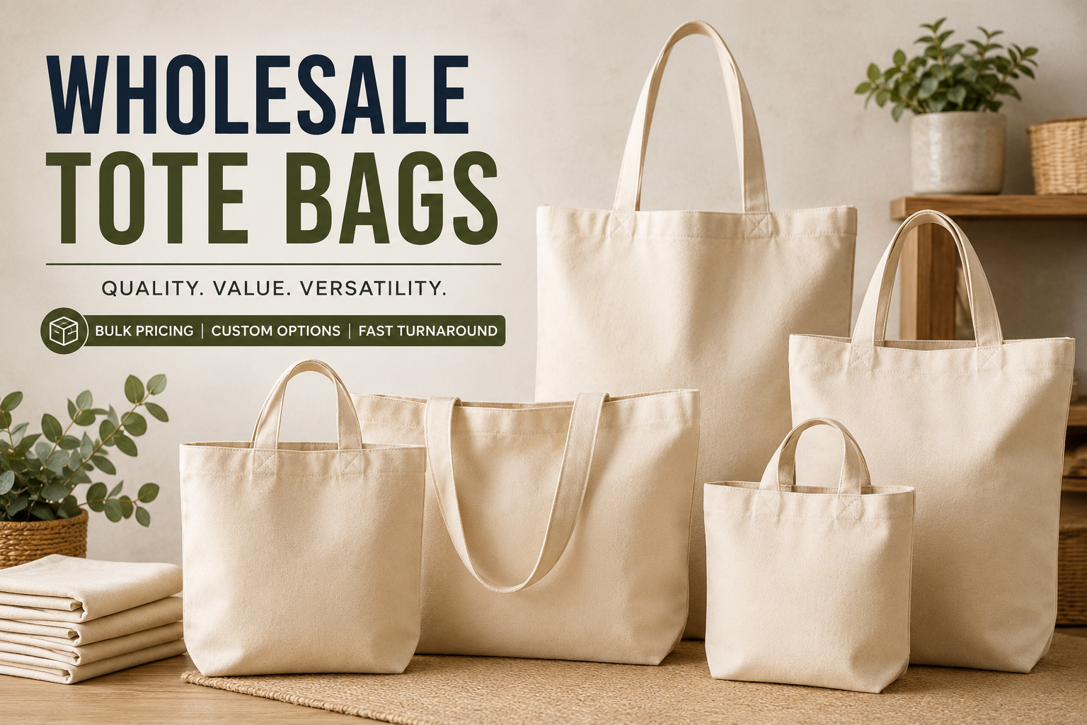Wholesale Tote Bags: How Event Buyers Choose the Right Ones