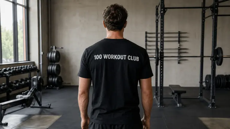 100 Workout Club Gym Milestone Shirt