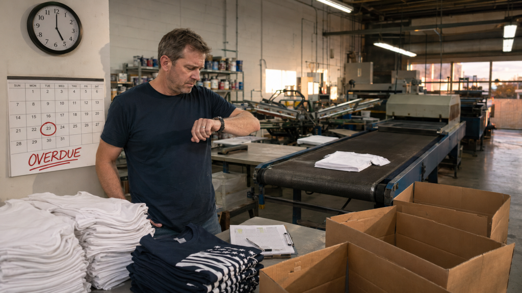 Your Screen Printer Misses Deadlines