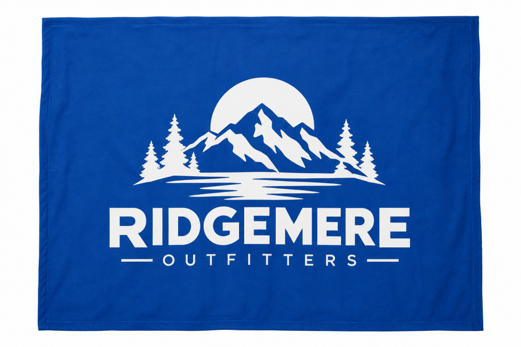 Custom Logo Blankets with HUGE logo
